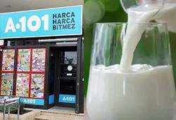 A101 şubesinde tepki çeken görüntü! O sütler hala satışta