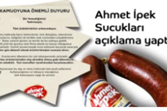 Ahmet İpek firmasından açıklama