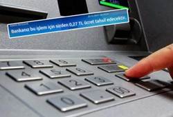 ATM kullanıcılarına kötü haber: O işlem için para kesilecek