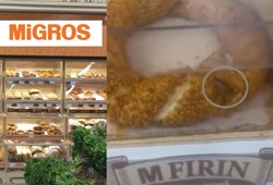 Bunu gören bir daha ekmek almaz! Migros'taki o görüntüler olay oldu