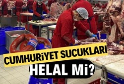 Cumhuriyet Sucukları helal mi? Cumhuriyet Sucukları güvenilir mi?
