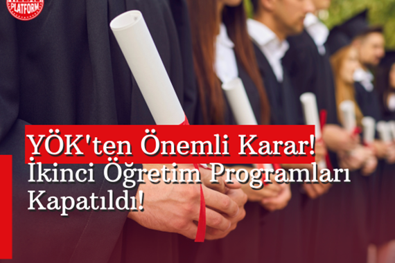 Devlet Üniversitelerinde 2. Öğretim Programları Kapatıldı