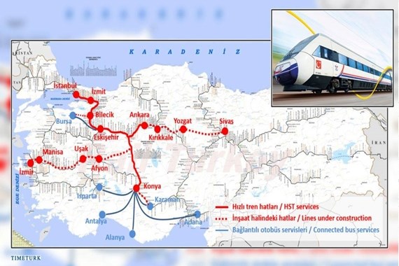 Hızlı tren Karadeniz'de hangi illerden geçecek?