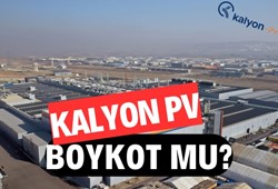 Kalyon PV boykot mu? Kalyon PV hangi ülkenin? Kalyon PV kimin?