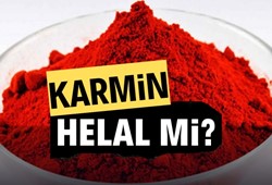 Karmin helal mi? Karmin içeren ürünler caiz mi?