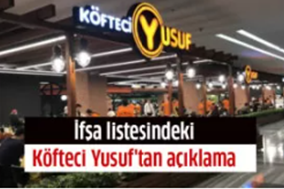 Köfteci Yusuf'tan domuz ve at eti açıklaması