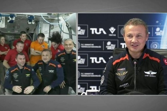 Yurda dönen ilk Türk astronottan ilk mesajlar