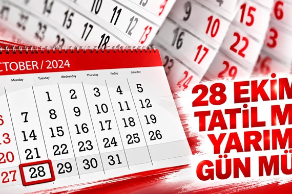 28 Ekim yarım gün mü? 2026 Cumhuriyet Bayramı tatili kaç gün sürecek?