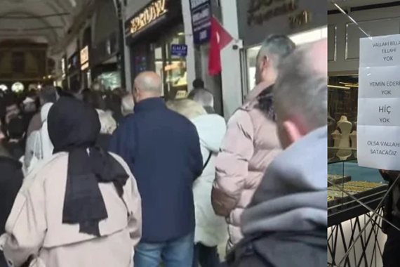 Kuyumcuların Camına O Yazı Asıldı: "Vallahi Billahi Altın Yok!" Kapalıçarşı’da 'Trump' İzdihamı!