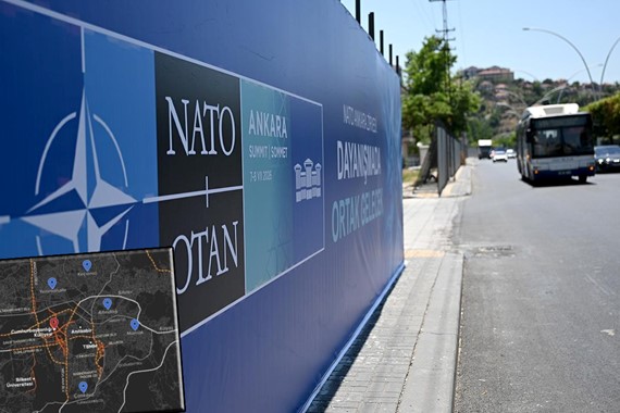 Ankara'da Hayat Duracak! NATO Zirvesi'nde Kapanacak Yollar ve Haritası Açıklandı
