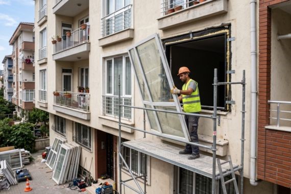 Apartmanlardaki çift camlı pencereler sökülmeye başlandı: Artık bu malzeme kullanılacak