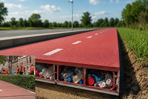 Asfalt ve Betona Son! 218 Bin Plastik Bardak İle Yol Yaptılar