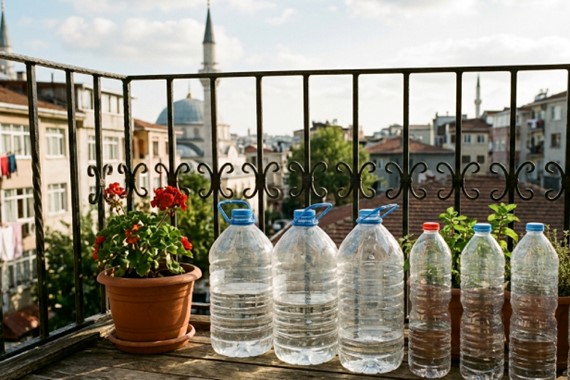 Balkonlara pet şişe koyma akımı başladı! Sebebini duyan evine koşuyor: Sakın atmayın...
