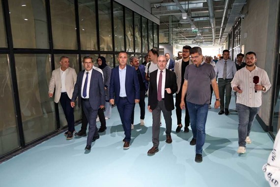 Başkan Pekyatırmacı Basın Mensuplarına Sporcu Seçme ve Yetiştirme Merkezi'ni Tanıttı