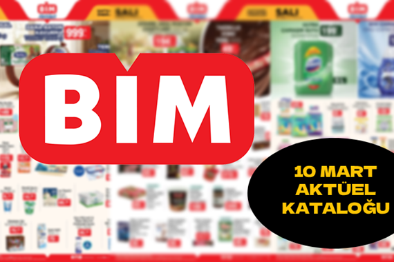 10 Mart BİM Aktüel Kataloğu Yayınlandı! Bu Hafta BİM’de Hangi İndirimler Var?