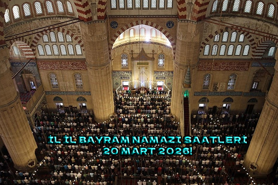 Bolu'da bayram namazı saat kaçta 20 Mart 2026? Bolu, Trabzon, Zonguldak bayram namazı vakti 2026!