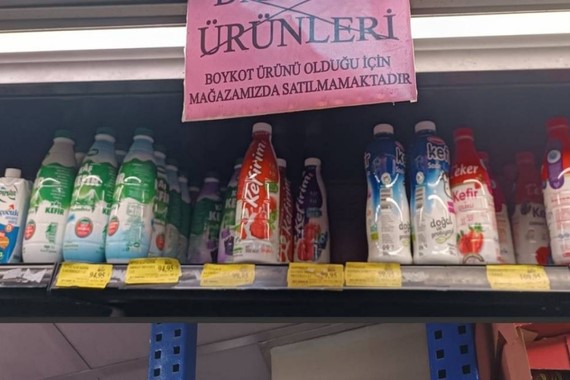 Boykot ürünlerine kapıyı kapattı: O marketten dikkat çeken karar