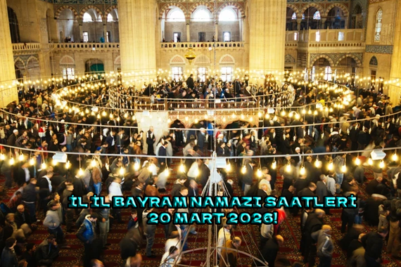 Çanakkale'de bayram namazı saat kaçta? Çanakkale, Bursa, Kocaeli bayram namazı vakti 20 Mart 2026?