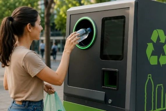 Çöpünü atan para kazanacak: Yeni makineler sokaklara yerleştirilmeye başlandı