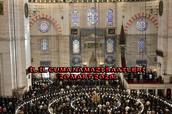 Cuma namazı saat kaçta 20 Mart 2026? Elazığ, Sivas, Van Cuma Namazı Saatleri!