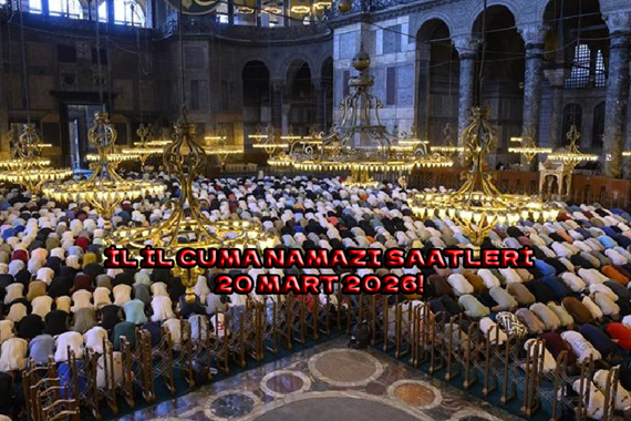 Cuma namazı saat kaçta 20 Mart 2026? İstanbul, Ankara, İzmir Cuma Namazı Saatleri!