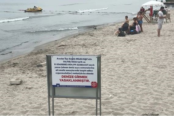 Deniz suyu yüzmeye uygun çıkmadı: İstanbul'daki plaj kapatıldı