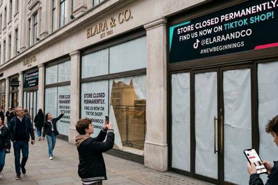 Dev Markadan Radikal Karar: Tüm Mağazalarını Kapatıp TikTok'a Taşındı!