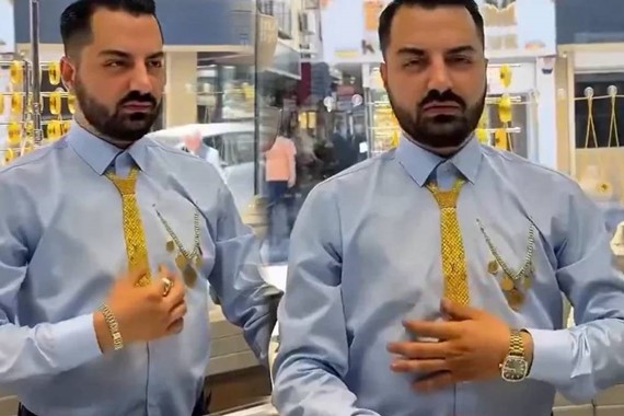 Düğünlerde Yeni Takı Trendi: Artık Damatlara Altın Kravat Takılacak!