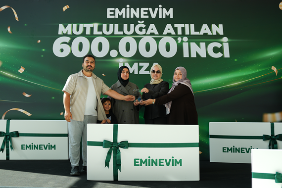 Eminevim'den 600 bininci teslimat! Tarihi başarıya imza attı