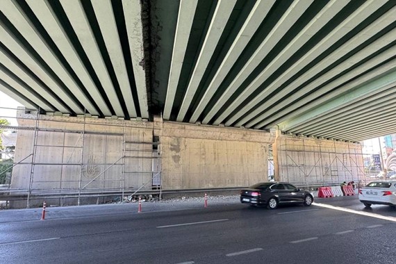 İBB, D-100 Cevizli Kavşağı Üst Geçidi'ni Depreme Karşı Güçlendirdi