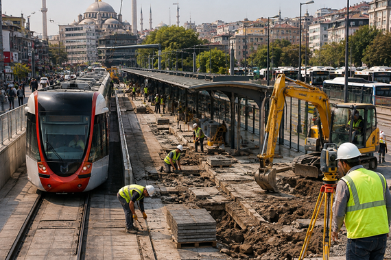 İstanbul’da Ulaşımın Yoğun Hattında Çalışma Başlıyor! Seferler 150 Gün Boyunca Etkilenecek