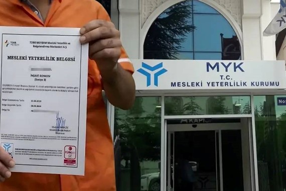 Mesleki yeterlilik belgesi nasıl alınır? 2026 MYK belgesi başvuru, sınav, ücret ve şartları
