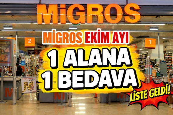 Migros'ta alışveriş sepetleri değişiyor! 10-18 Ekim indirimleri ve bedava ürün fırsatları