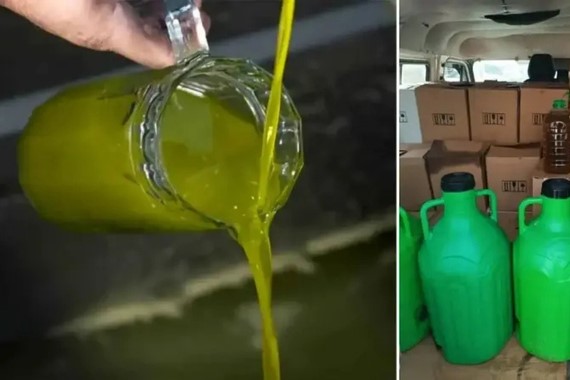 Piyasaya sürülecekti: 6 bin litre sahte zeytinyağı yakalandı