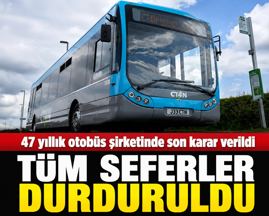 47 yıllık otobüs şirketi iflas etti: Tüm seferler durduruldu