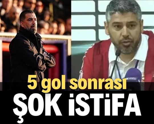 5 gol sonrası şok istifa geldi!