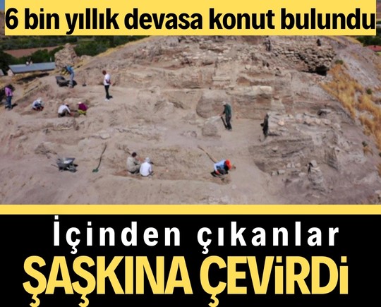 6 bin yıllık devasa konut bulundu: İçinden çıkanlar şaşkına çevirdi