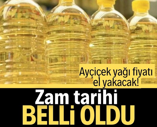 Ayçiçek yağı fiyatı el yakacak! Zam tarihi belli oldu