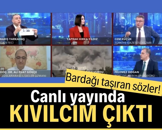 Bardağı taşıran sözler! Canlı yayında kıvılcım çıktı