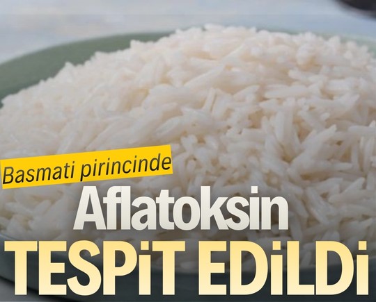 Basmati pirincinde aflatoksin tespit edildi