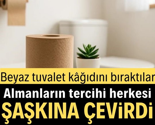 Beyaz tuvalet kâğıdını bıraktılar: Almanların tercihi herkesi şaşkına çevirdi