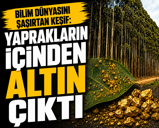 Bilim dünyasını şaşırtan keşif: Yaprakların içinden altın çıktı