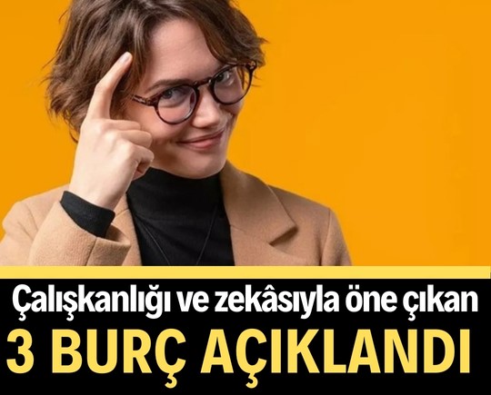 Çalışkanlığı ve zekâsıyla öne çıkan 3 burç açıklandı