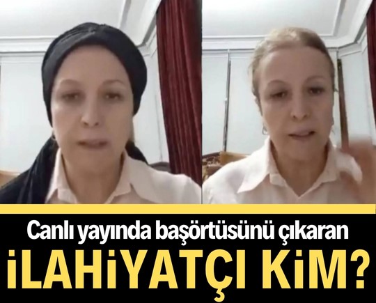 Canlı yayında başörtüsünü çıkaran ilahiyatçı kim?