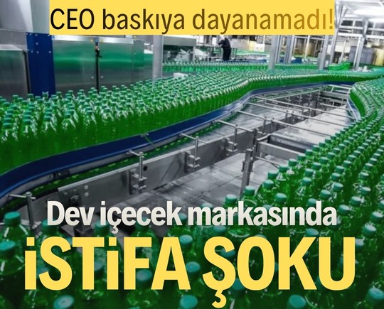 CEO baskıya dayanamadı! Dev içecek markasında istifa şoku