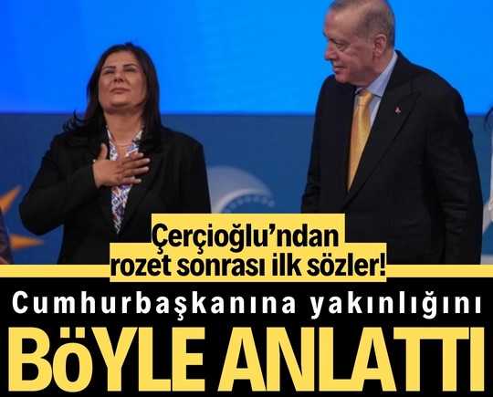 Çerçioğlu’ndan rozet sonrası ilk sözler! Cumhurbaşkanına yakınlığını böyle anlattı