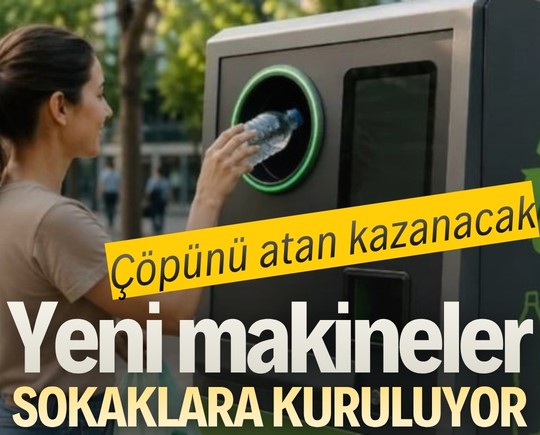 Çöpünü atan kazanacak: Yeni makineler sokaklara kuruluyor