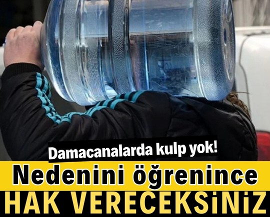 Damacanalarda kulp yok! Nedenini öğrenince hak vereceksiniz