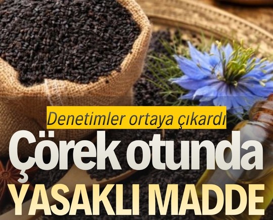 Denetimler ortaya çıkardı: Çörek otunda yasaklı madde