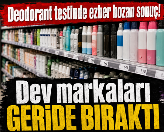 Deodorant testinde ezber bozan sonuç! Dev markaları geride bıraktı